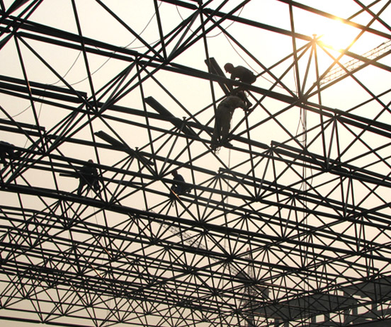 扎兰屯厂房网架安装