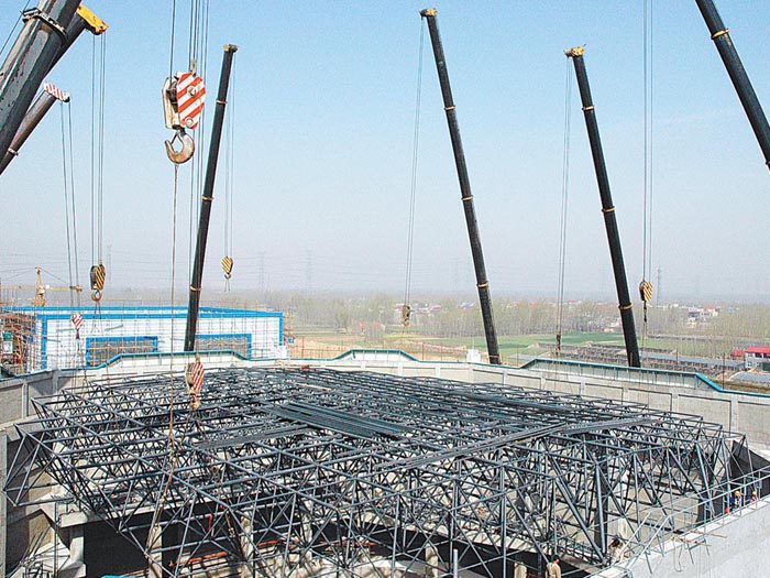 扎兰屯网架高空滑移法