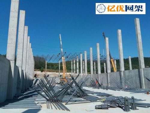 扎兰屯料棚网架设计